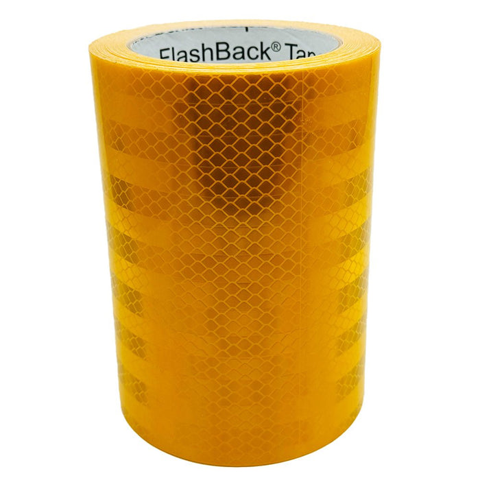 Golden Yellow Prismatic Reflective Tape - Flashback Tape