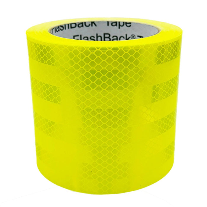 High Visibility Yellow Prismatic Reflective Tape - Flashback Tape