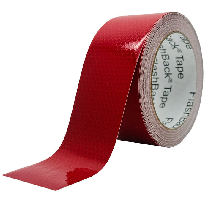 Red Glass Bead Reflective Tape - Flashback Tape