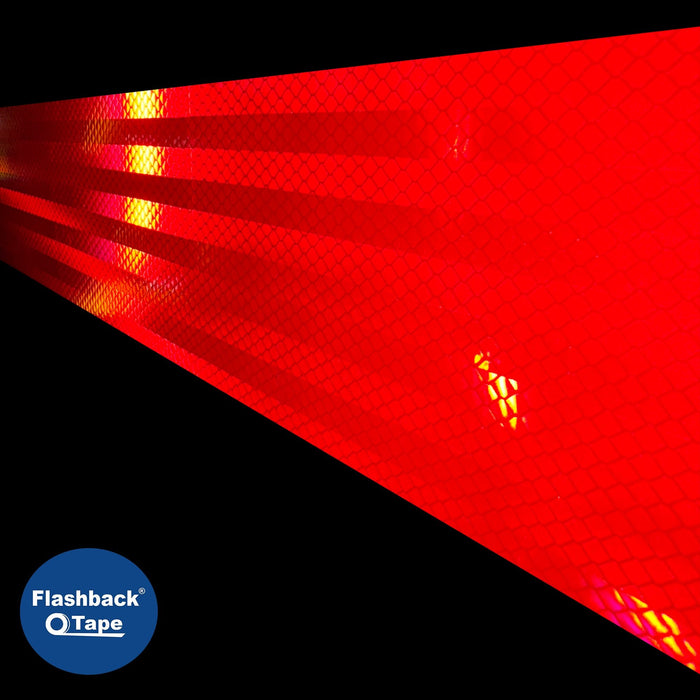 Red Prismatic Reflective Tape - Flashback Tape
