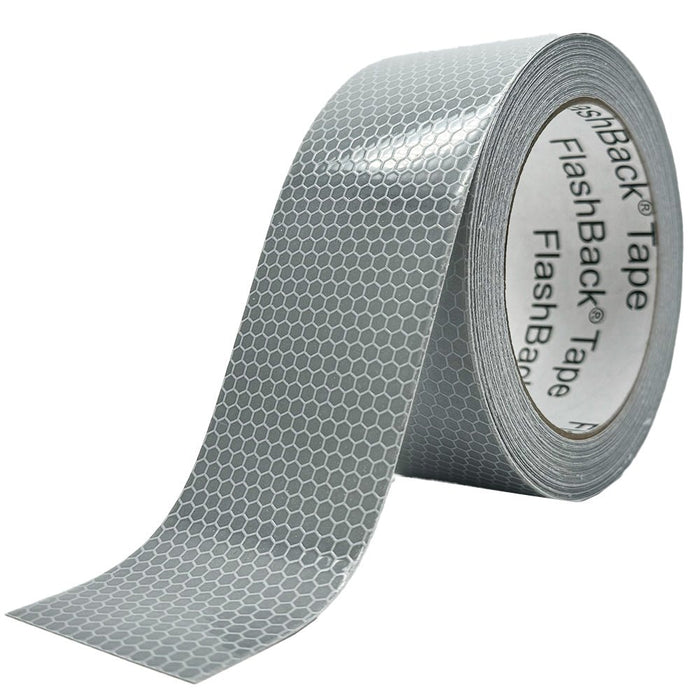 Silver Glass Bead Reflective Tape - Flashback Tape