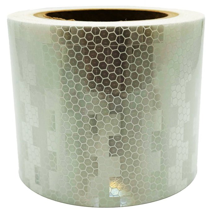 White Premium Prismatic Reflective Tape - Flashback Tape