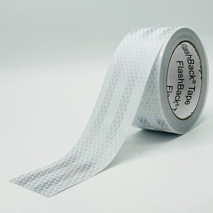 White Prismatic Reflective Tape - Flashback Tape