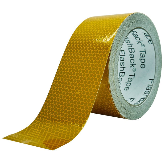 Yellow Glass Bead Reflective Tape - Flashback Tape