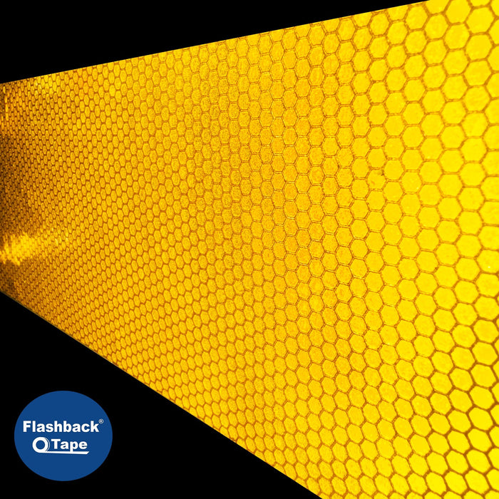 Yellow Glass Bead Reflective Tape - Flashback Tape