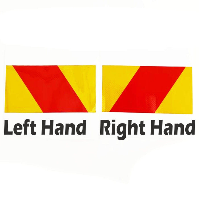 Red & Yellow Chevron Glass Bead Reflective Tape - Flashback Tape