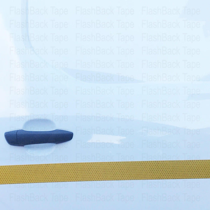 Yellow Glass Bead Reflective Tape - Flashback Tape