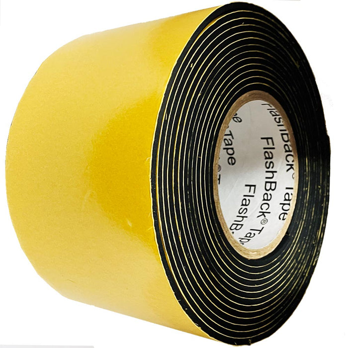 EPDM (Neoprene Substitute) Sponge Foam Rubber Tape - Weather Stripping / Soundproofing etc FlashBack® Tape
