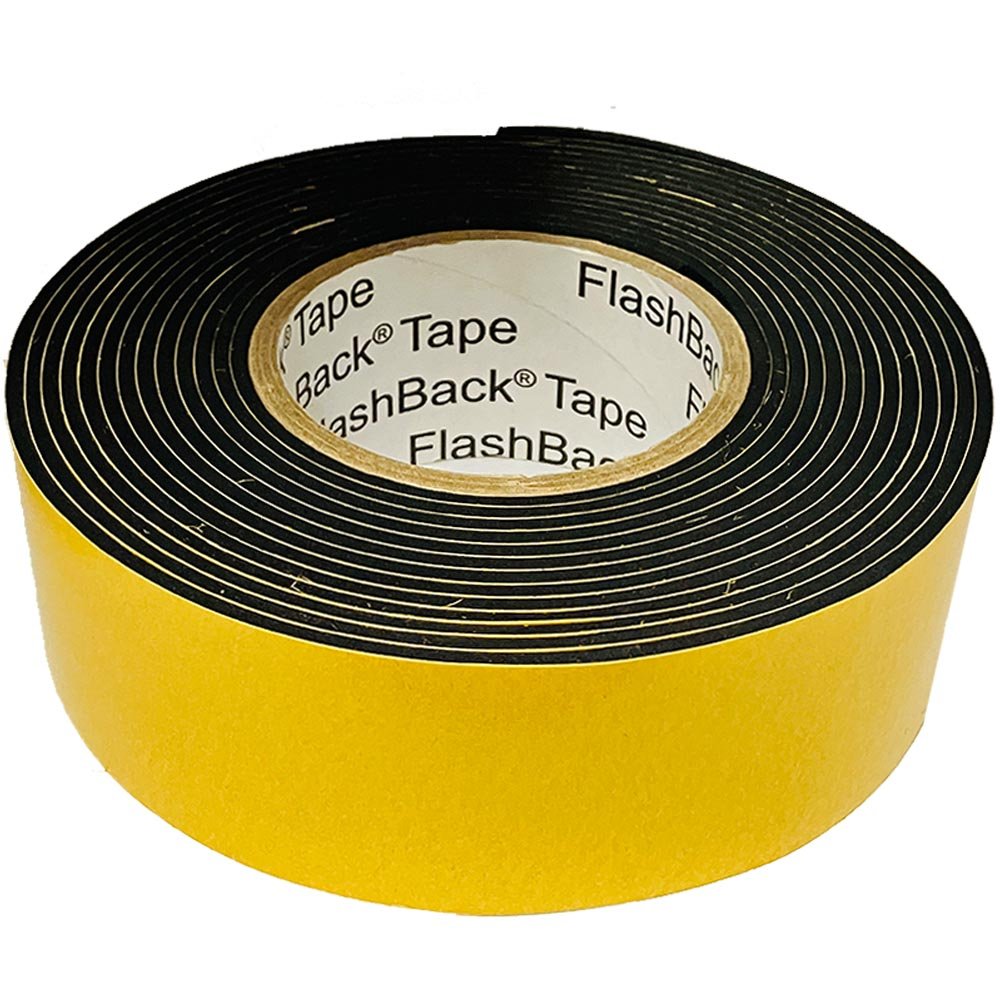 3mm EPDM Sponge Rubber Tape | Self-Adhesive Foam Seal — Flashback Tape