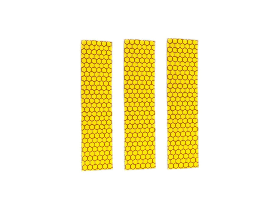 Yellow Glass Bead Reflective Strips