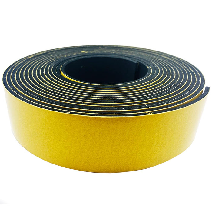 EPDM (Neoprene Substitute) Sponge Foam Rubber Tape - Weather Stripping / Soundproofing etc FlashBack® Tape