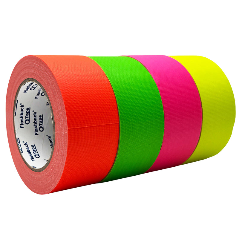 Flashback® Hi-Vis Fluorescent Cloth Marking Tape – UV/Blacklight Reactive | Colours & Bulk Packs