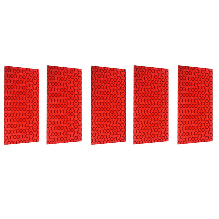 Red Glass Bead Reflective Strips