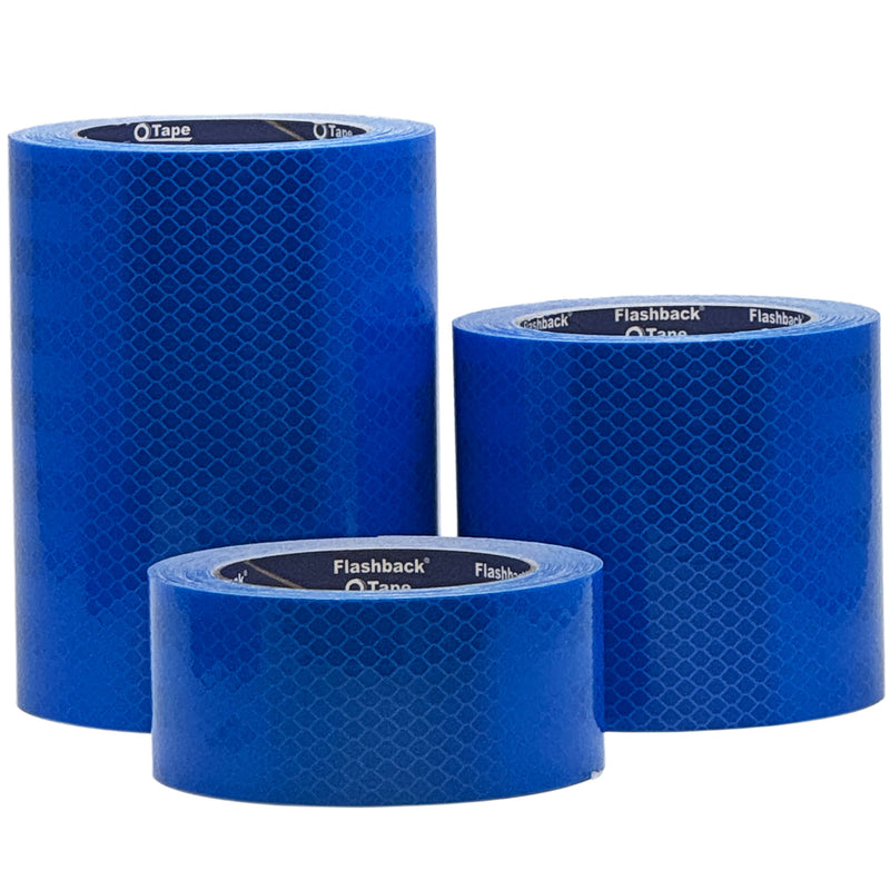 Blue Prismatic Reflective Tape | Flashback® Tape