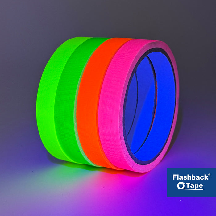 Fluorescent Cloth Tape – UV Blacklight Reactive | Dayglo DIY Tape
