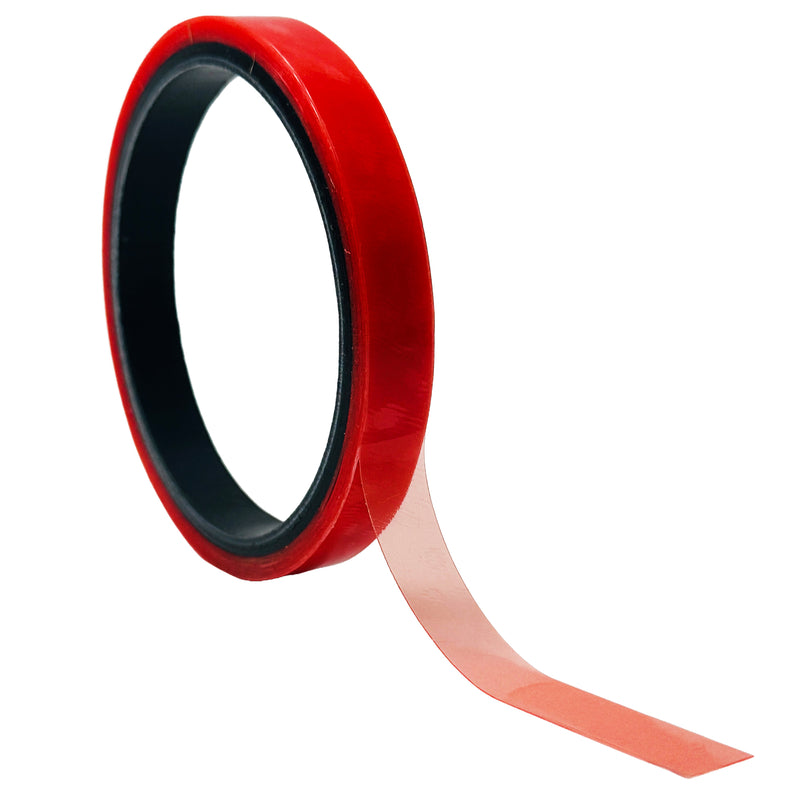 High-Tack Clear Double-Sided Tape – Indoor Use for LED Strips, Displays & Light-Duty Bonding