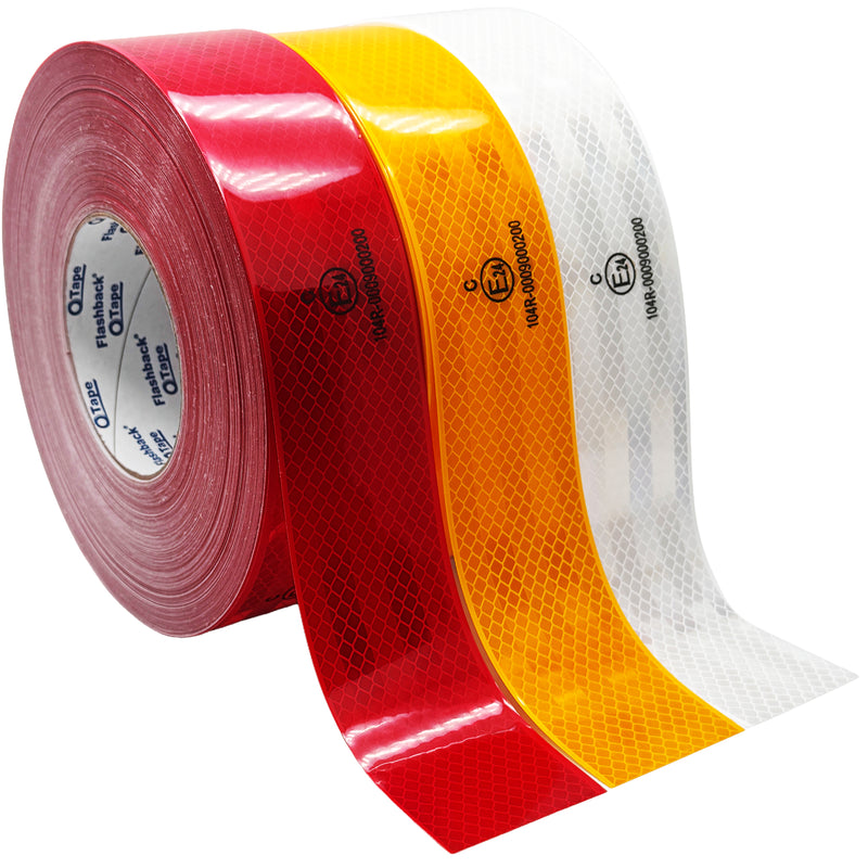Premium ECE104 Reflective Conspicuity Tape for Vehicle Safety Compliance | Flashback® Tape