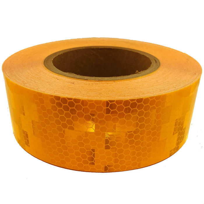 Golden Yellow Prismatic Reflective Tape