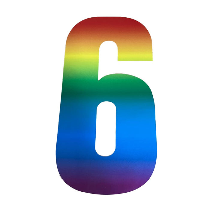 Rainbow Wheelie Bin Numbers