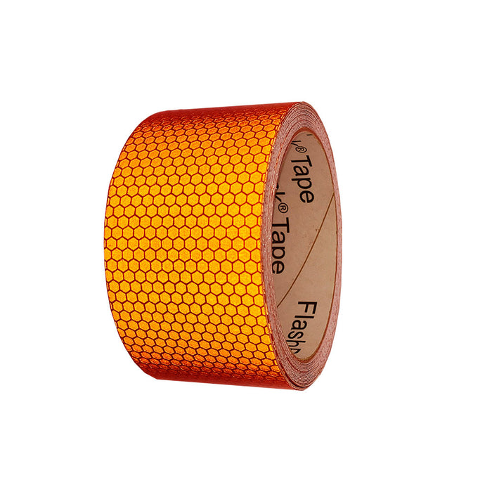 Amber Orange Glass Bead Reflective Tape