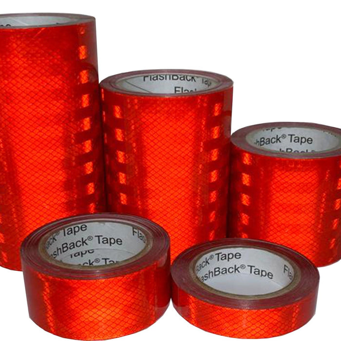 Red Prismatic Reflective Tape