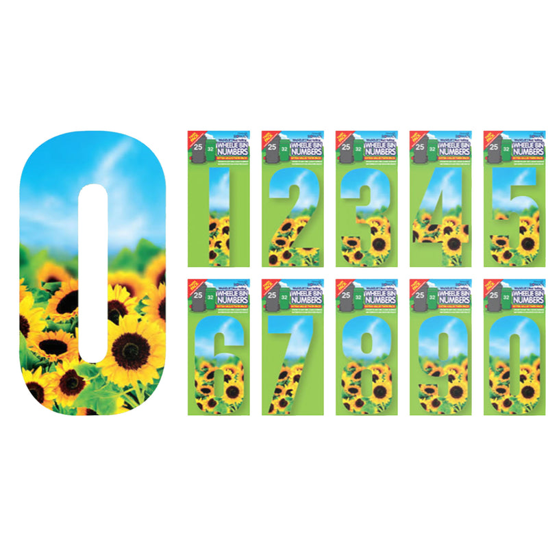 Sunflower Wheelie Bin Numbers