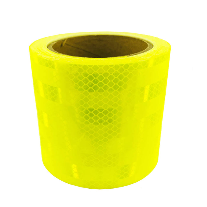 Hi Vis Yellow Prismatic Reflective Tape