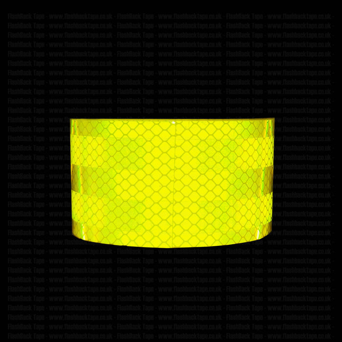 Hi Vis Yellow Prismatic Reflective Tape