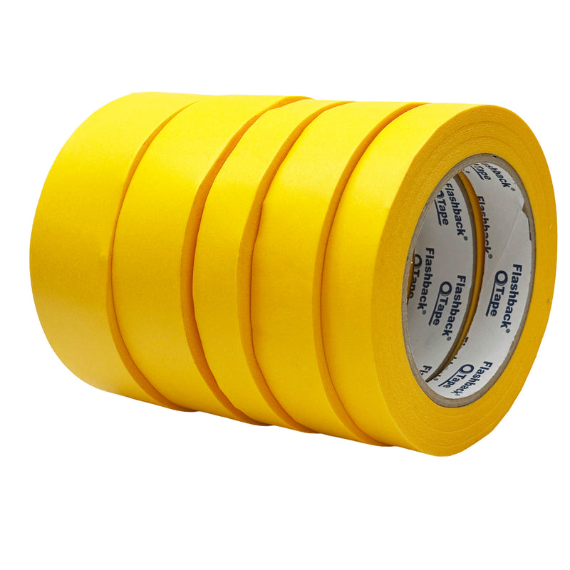 High Tack Yellow Washi Masking Tape for Painting, Decorating & Trade Use