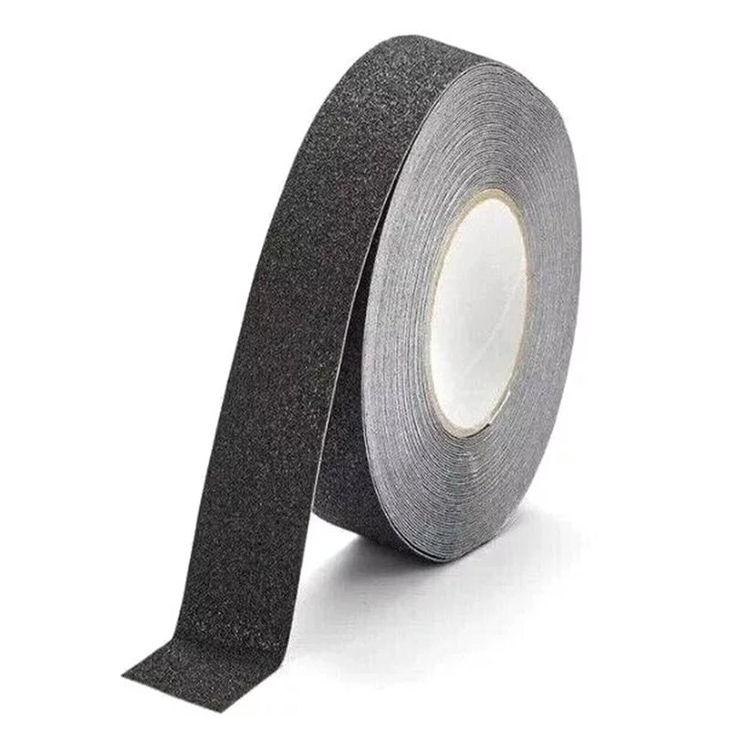 Black Anti - Slip Grip Tape - Non - Slip Safety Tape for Stairs, Floors, Ramps | Indoor & Outdoor Use - Flashback Tape