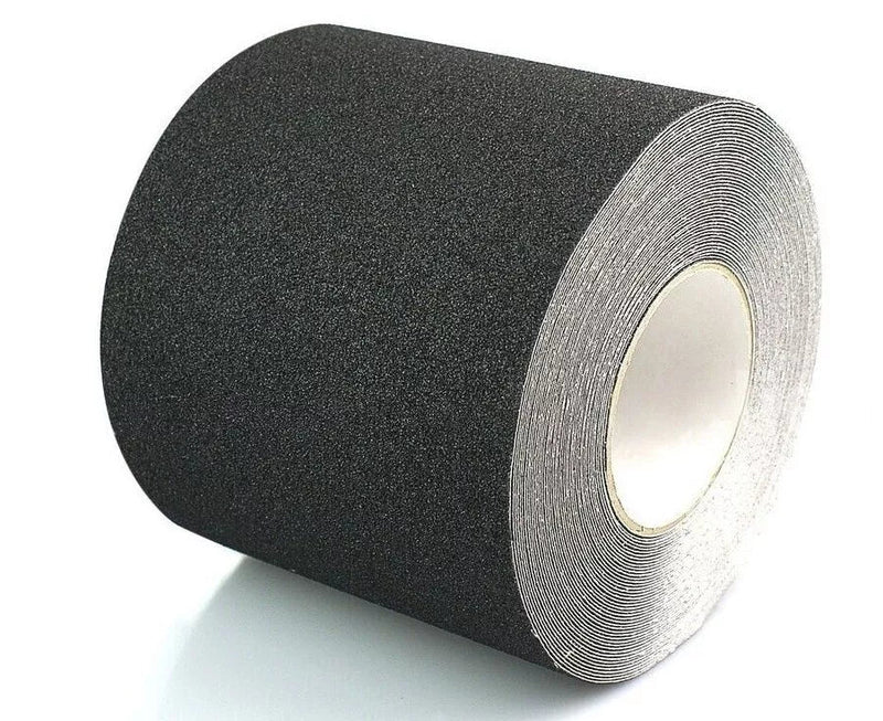 Black Anti - Slip Grip Tape - Non - Slip Safety Tape for Stairs, Floors, Ramps | Indoor & Outdoor Use - Flashback Tape