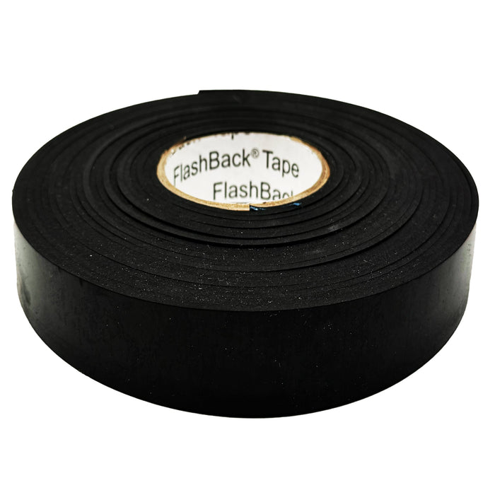 Black Solid Rubber Roll - NR/SBR Blended Commercial Grade Rubber Sheet - Flashback Tape