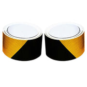Black & Yellow Chevron Reflective Tape - Flashback Tape