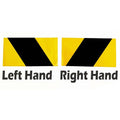 Black & Yellow Chevron Reflective Tape - Flashback Tape