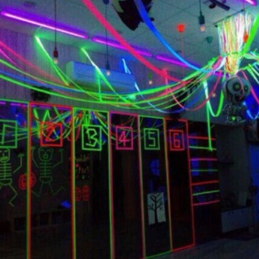 Fluorescent Cloth Tape – UV Blacklight Reactive | Dayglo DIY Tape - Flashback Tape