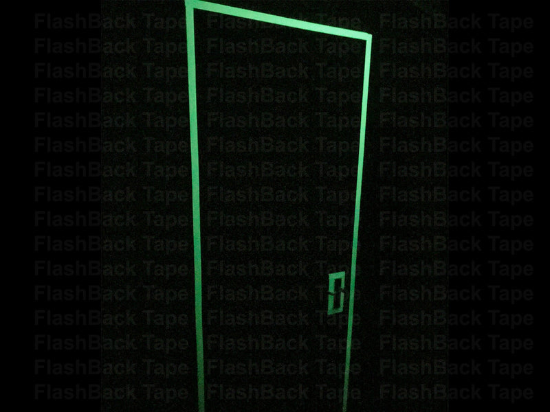 Glow in the Dark Self - adhesive Photoluminescent Marking Tape - Flashback Tape