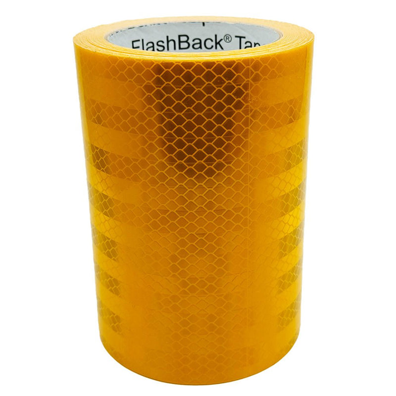 Golden Yellow Prismatic Reflective Tape - Flashback Tape