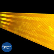 Golden Yellow Prismatic Reflective Tape - Flashback Tape