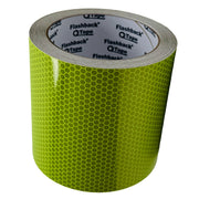 Hi Vis Lime Yellow Glass Bead Reflective Tape - Flashback Tape