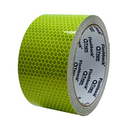 Hi Vis Lime Yellow Glass Bead Reflective Tape - Flashback Tape
