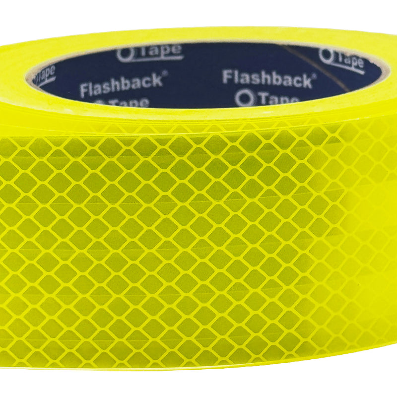 High Visibility Yellow Prismatic Reflective Tape | Flashback® Tape