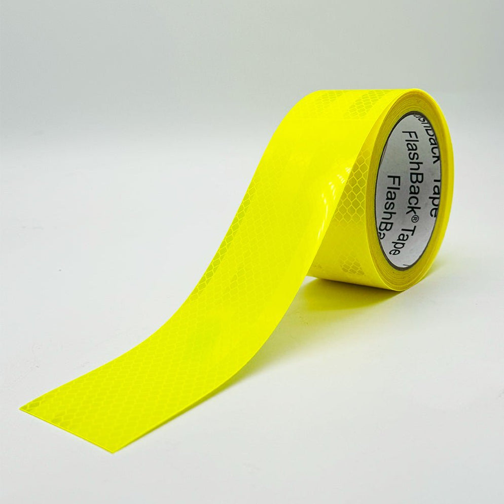 Yellow Reflective Tape - High Visibility Prismatic Tape | Flashback Tape