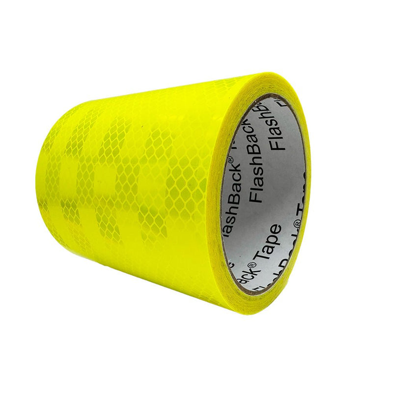 High Visibility Yellow Prismatic Reflective Tape - Flashback Tape