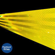 High Visibility Yellow Prismatic Reflective Tape - Flashback Tape