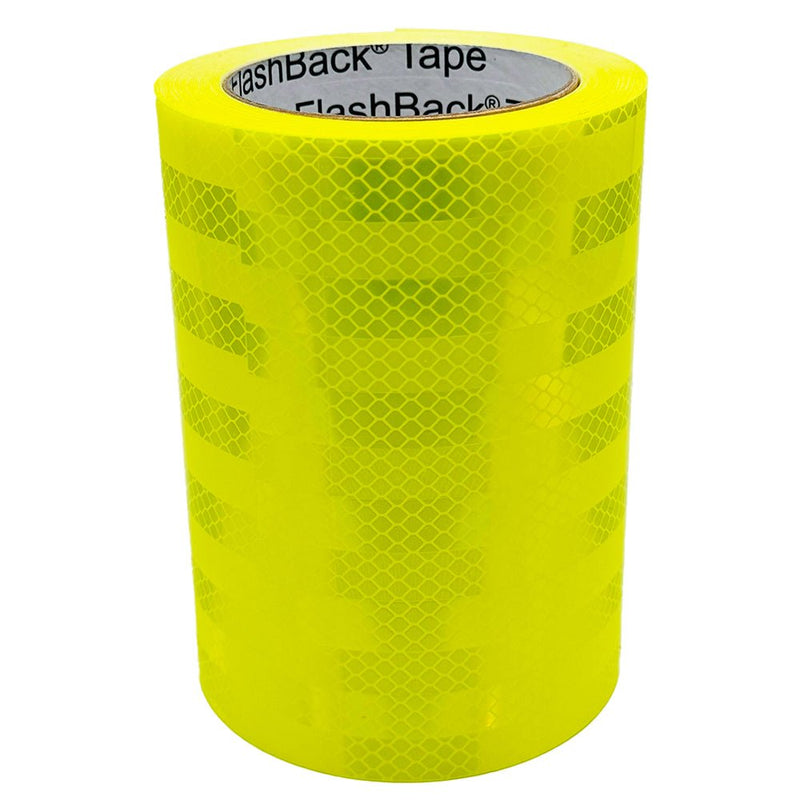 High Visibility Yellow Prismatic Reflective Tape - Flashback Tape