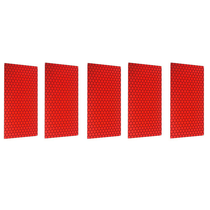 Red Glass Bead Reflective Strips - Flashback Tape