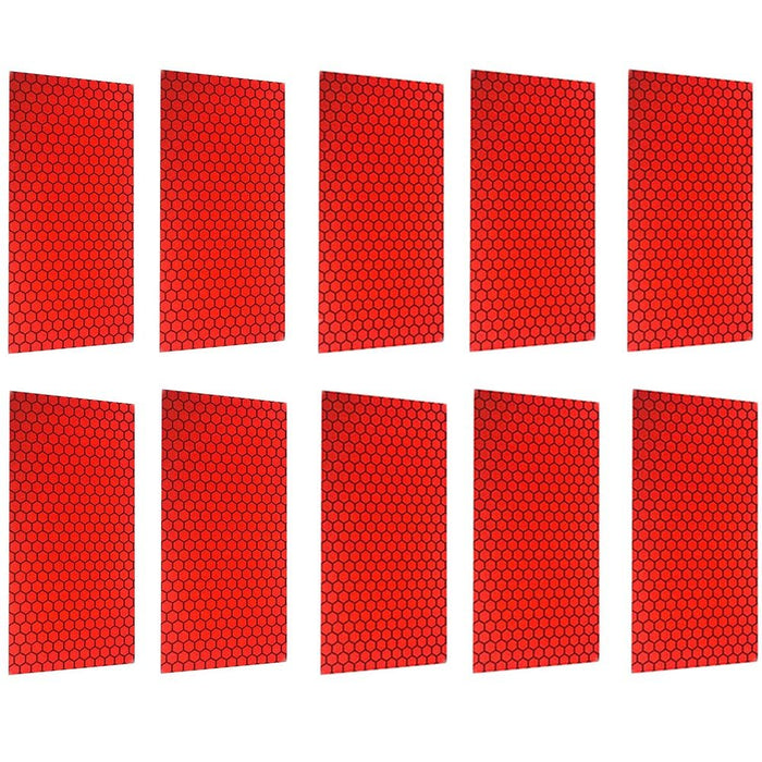 Red Glass Bead Reflective Strips - Flashback Tape