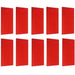 Red Glass Bead Reflective Strips - Flashback Tape