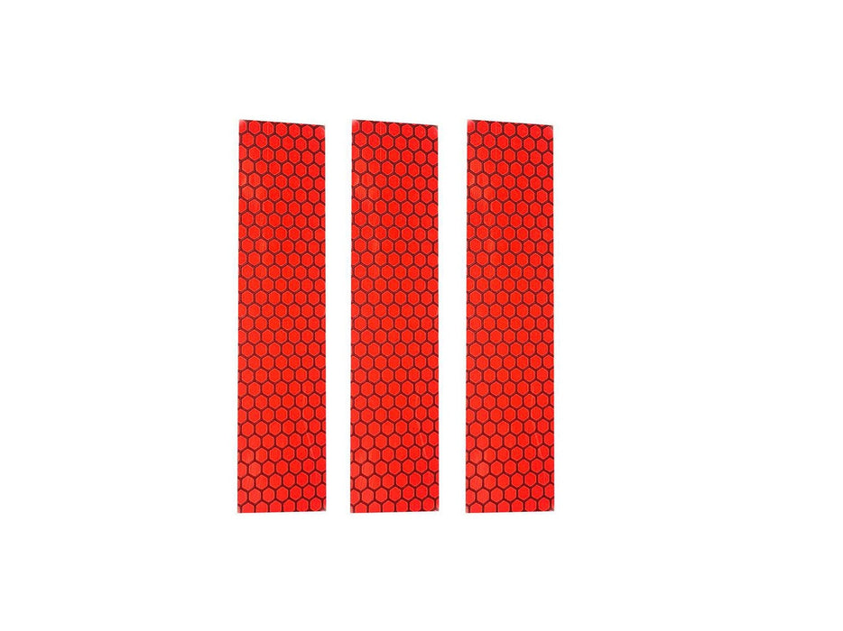 Red Glass Bead Reflective Strips - Flashback Tape