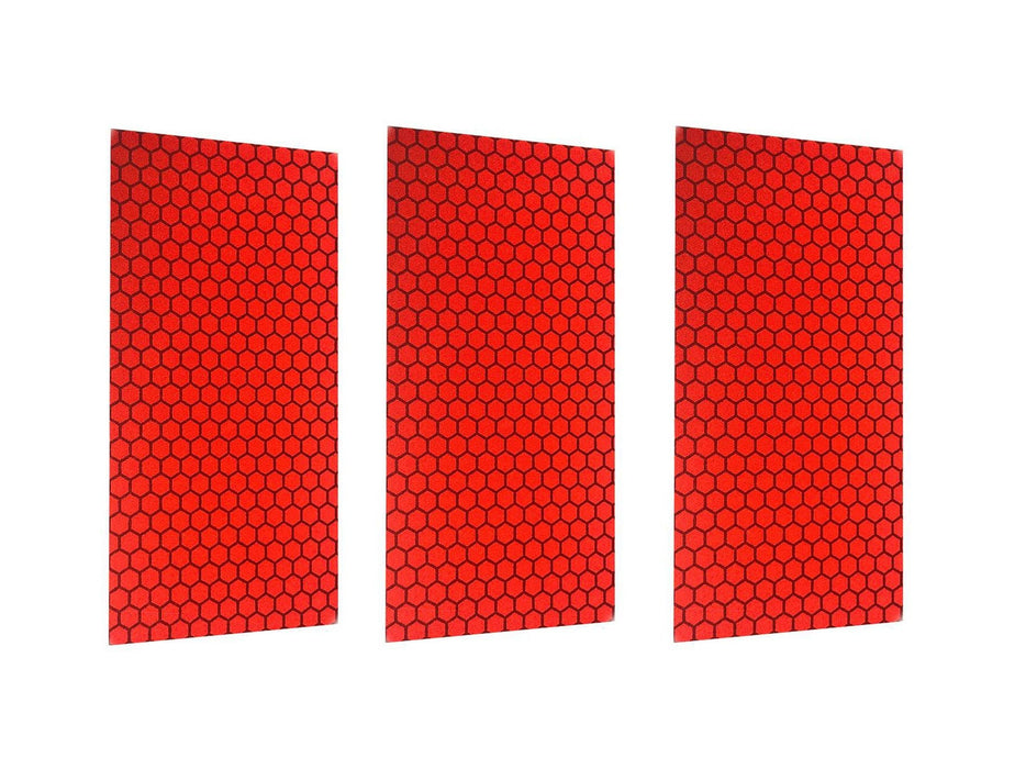 Red Glass Bead Reflective Strips - Flashback Tape